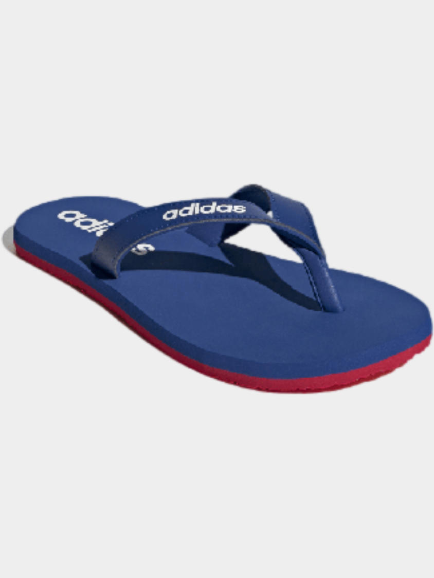 Adidas Eezay Men Swim Slippers Blue / Scarlet