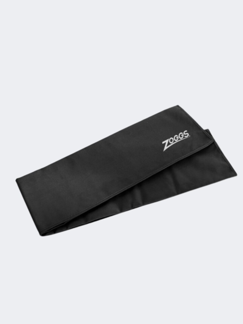 Zoggs Elite Unisex Swim Towel Black