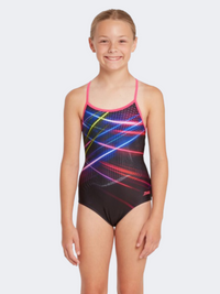 Zoggs Sprintback Girls Swim Monokini Laserbeam/Multicolor