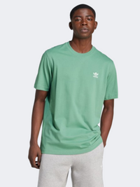 Adidas Trefoil Essentials Men Original T-Shirt Preloved Green