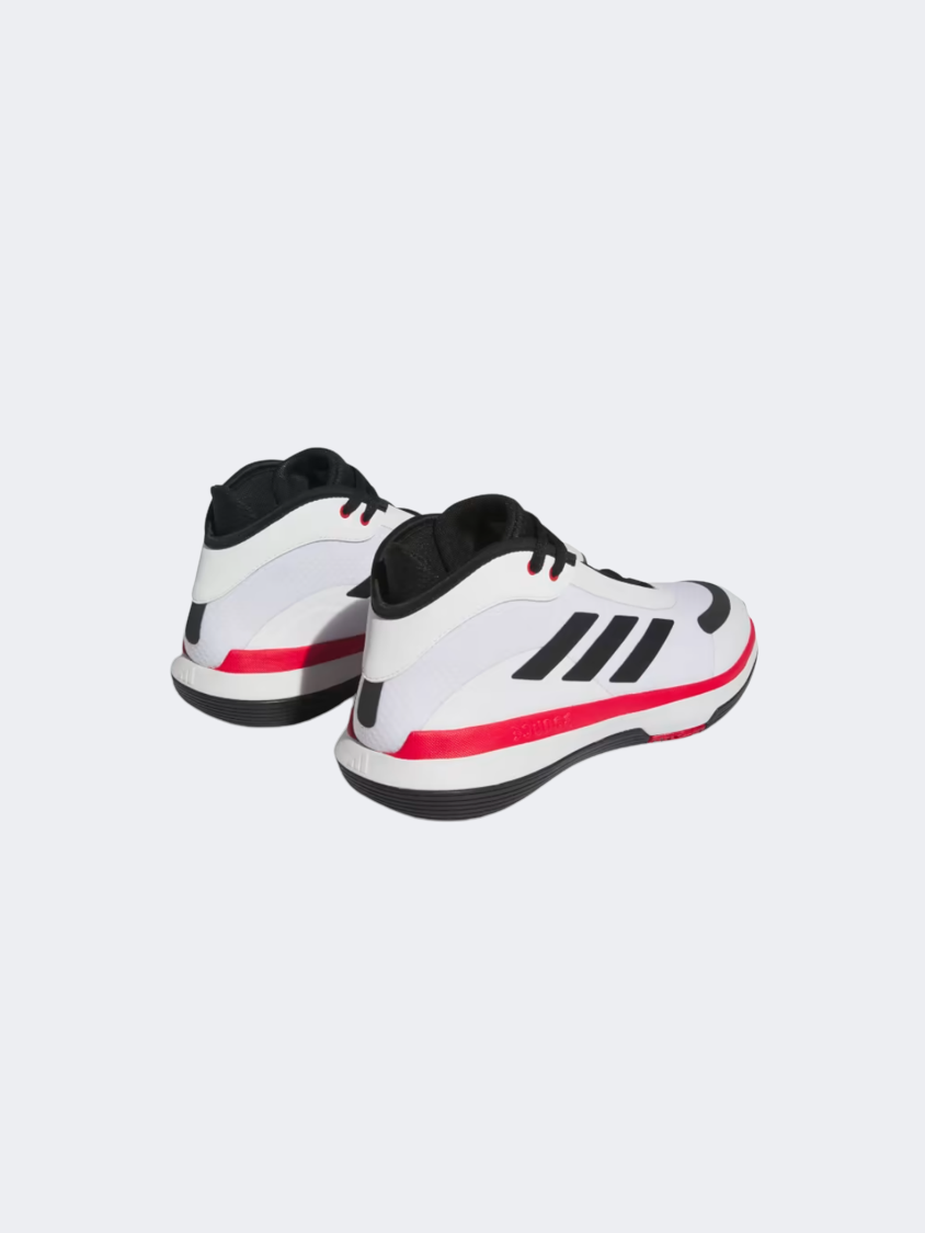 Adidas Bounce Legends Men Basketball Shoes White Black Scarlet