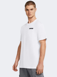 Under Armour Heavyweight Label Men Lifestyle T-Shirt White/Black