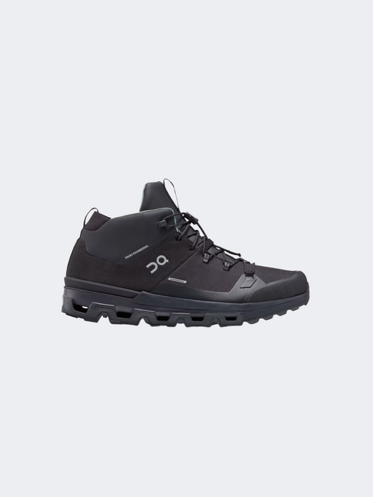 On Cloudtrax Waterproof Men Hiking Shoes Black
