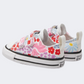 Converse All Star 2V Nature In Bloom Infant Girls Lifestyle Shoes White/Sky/Pink