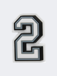 Crocs Number 2 Unisex Lifestyle Pins Black/White