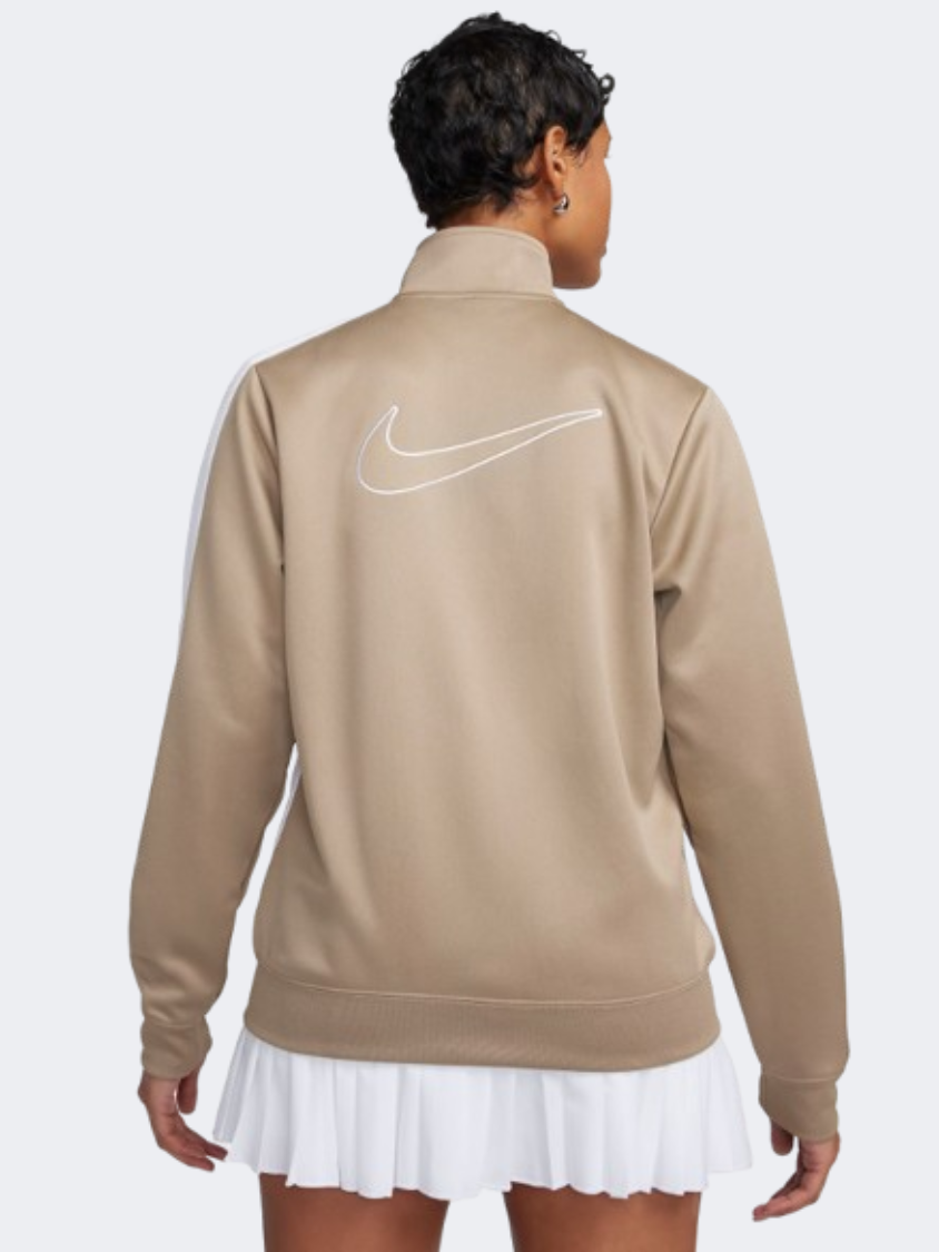 Nike Sportswear Women Lifestyle Jacket Khaki/White