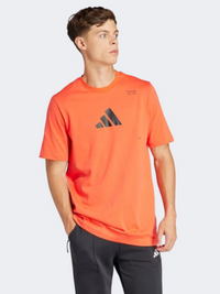 Adidas All Gym Category Graphic Men Training T-Shirt Bright Red