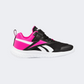 Reebok Rush Runner 5 Kids-Girls Running Shoes Black/Pink/White