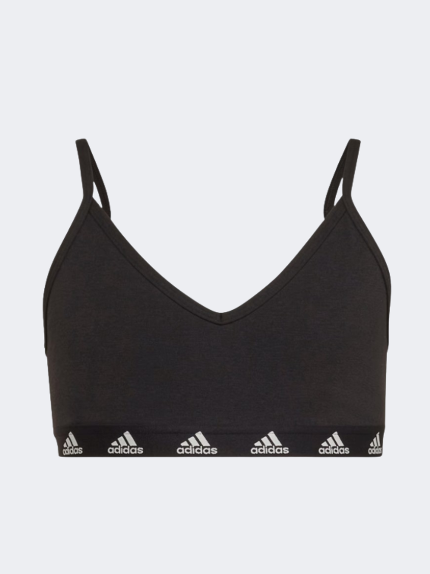 Adidas Purebare Kids-Girls Sportswear Bra Black/White – MikeSport Lebanon