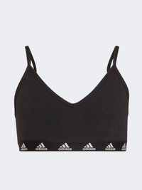 Adidas Purebare Kids-Girls Sportswear Bra Black/White