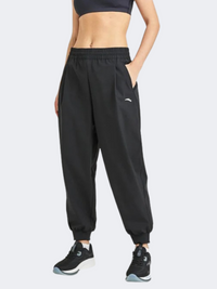 Anta Woven Women Training Pant Black