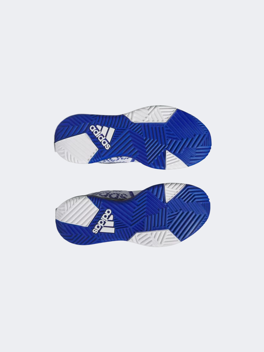 Adidas blue basketball shoes online