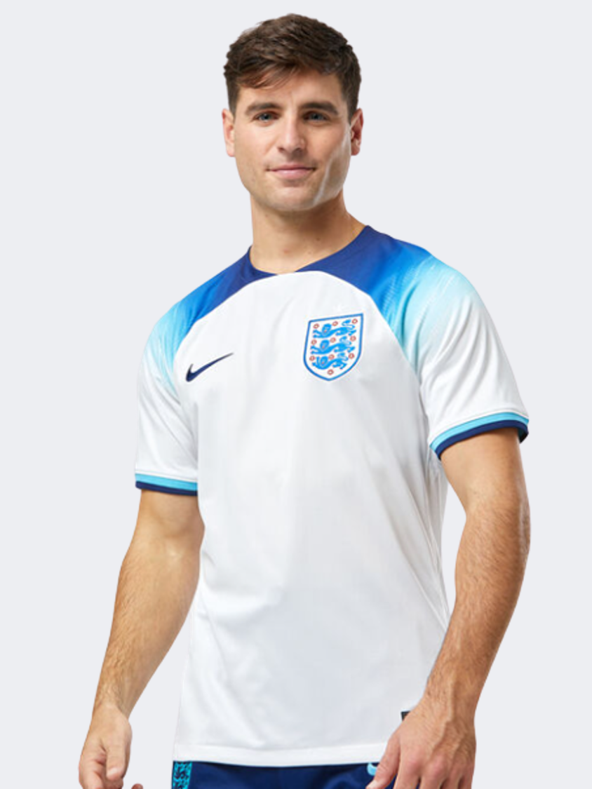 Nike England Home Men Football T-Shirt White/Blue