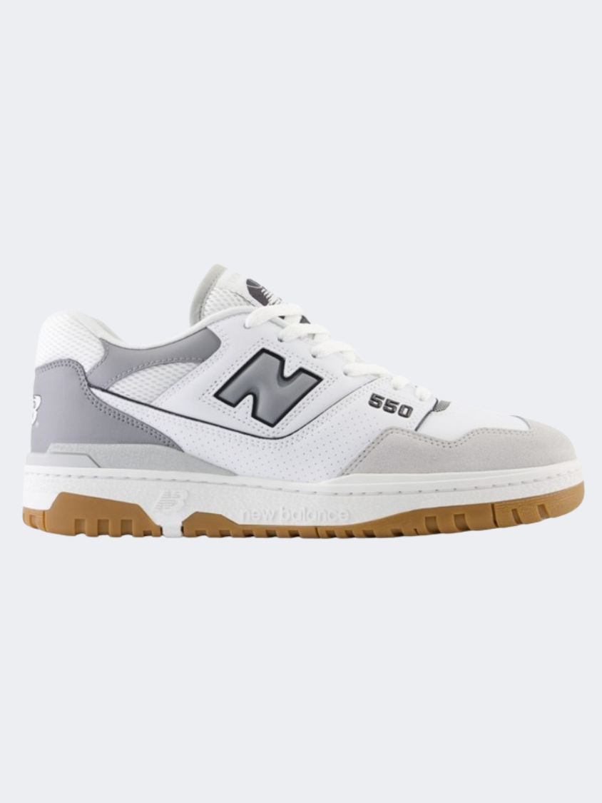 New Balance 550 Unisex Lifestyle Shoes White/Grey