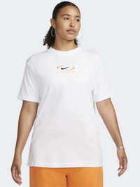 Nike Bf Swoosh Women Lifestyle T-Shirt White