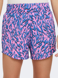 Nike One Girls Lifestyle Short Pink/Photo Blue