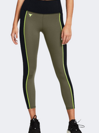 Under Armour Project Rock Women Training Tight Marine Green/Black