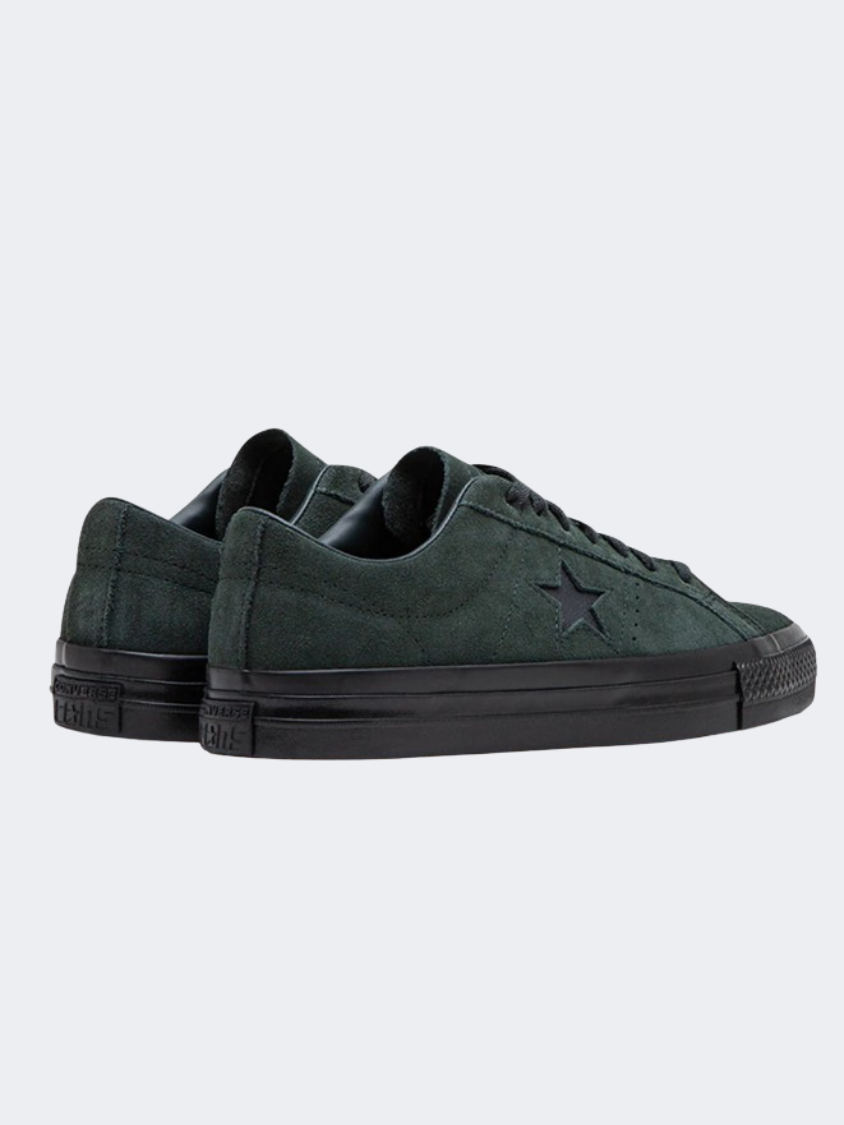 Converse One Star Pro Classic Men Lifestyle Shoes Dark Green/Grey