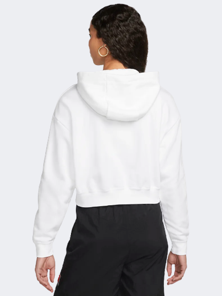 Nike Sportswear Club Fleece Women Lifestyle Hoody White/Black