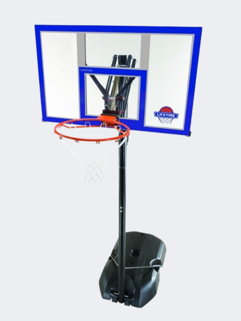 Life Time Portable 48 System Basketball Pole BlueBlack