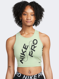 Nike Pro Women Training Tank Honeydew/Black