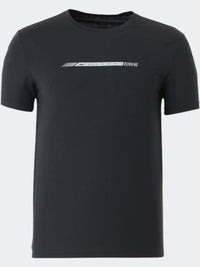 Erke Crew Men Running T-Shirt  Black