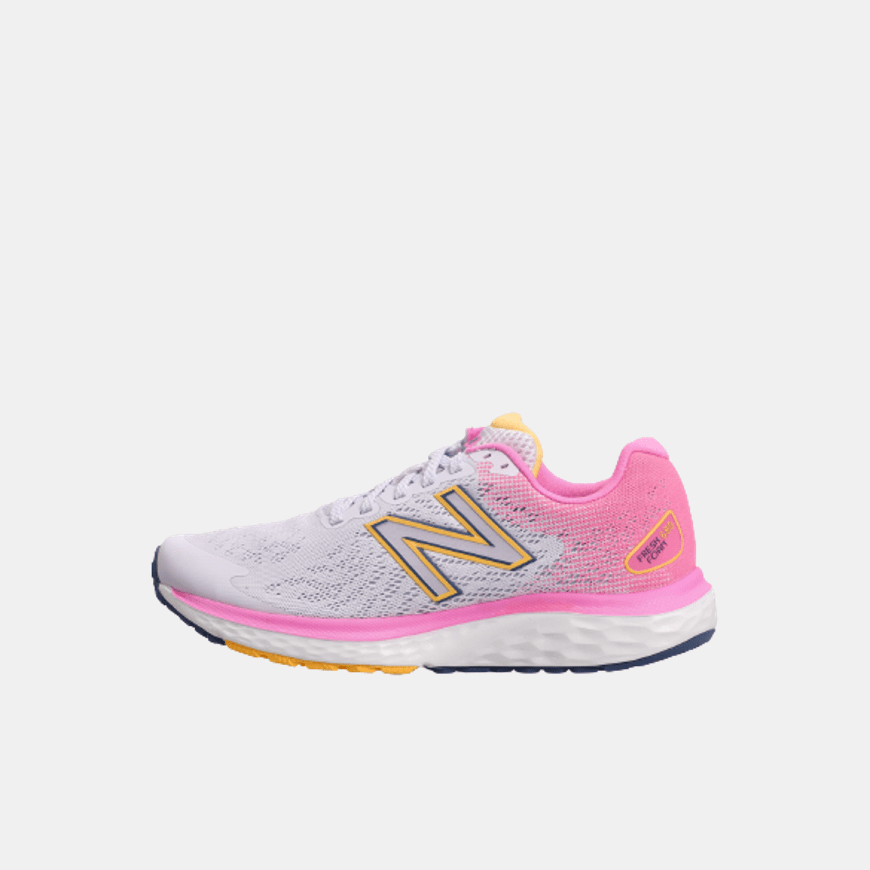 New Balance 680 Women Running Shoes Grey/Pink