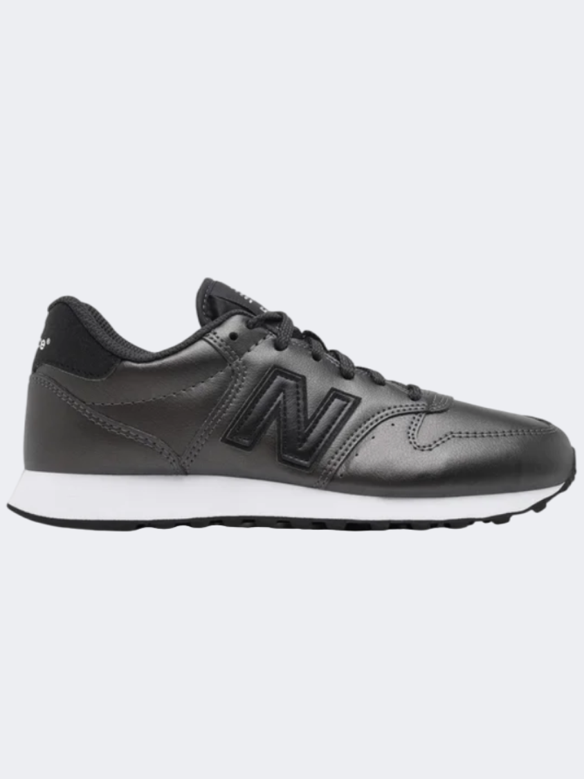 New Balance 500 Women Lifestyle Shoes Black Metallic