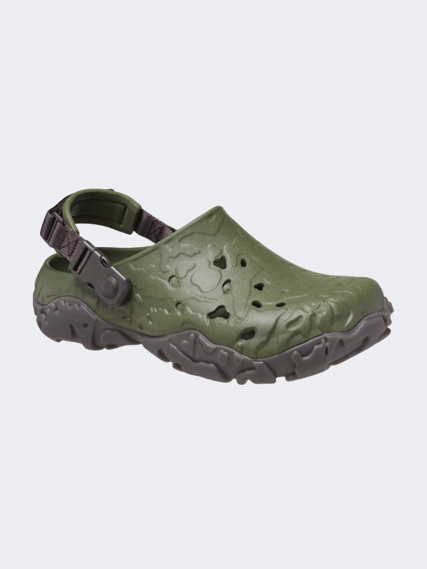 Crocs All-Terrain Atlas Clog  Men Lifestyle Slippers  Green/Espresso