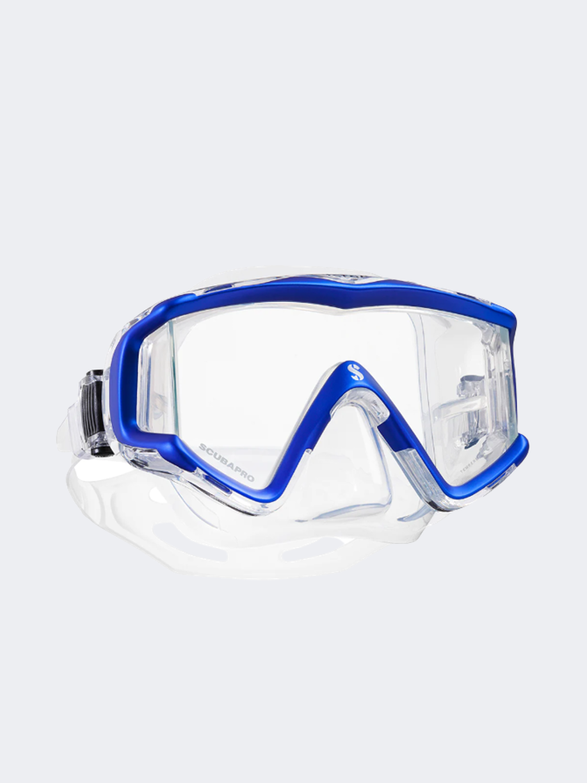 Scuba Pro Crystal Vu Mask Unisex Diving Mask Clear/Blue