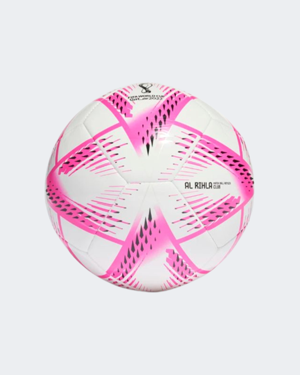 Adidas Al Rihla Club Unisex Football Ball White/Pink H57787