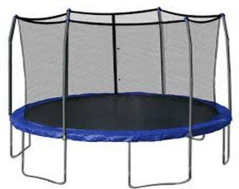 Irm-Fitness Factory 10Ft With Safety Net 170 Fitness Trampoline Blue/Black Tr-030