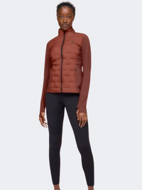 On Climate Women Running Jacket Auburn/Ruby