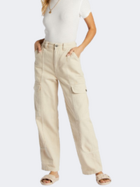 Billabong Wall To Wall Women Lifestyle Pant Antique White