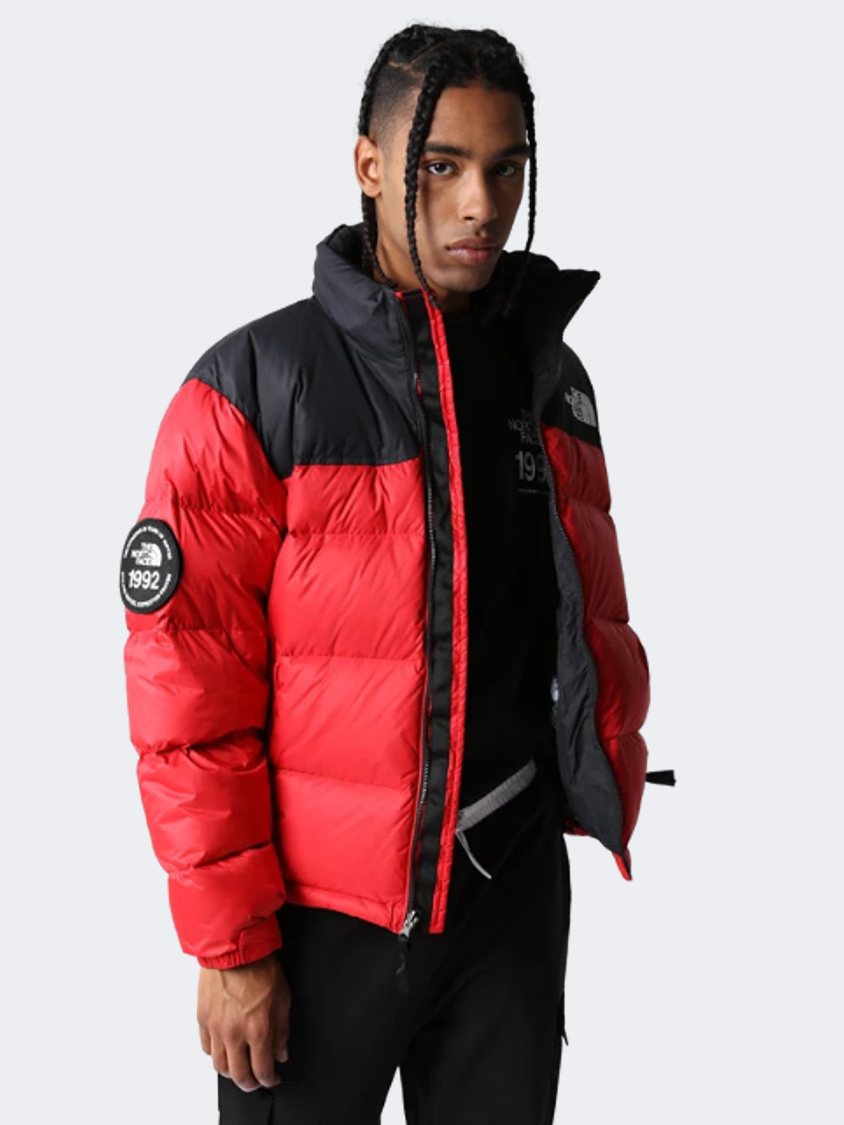 The North Face 92 Retro Anniversary Nuptse Men Lifestyle Jacket Red/Black