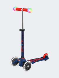 Micro Battery Mini Deluxe Magic Kids Skating Scooter Navy Blue