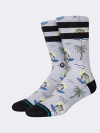 Stance Surfing Monkey Unisex Lifestyle Sock Grey/Multi