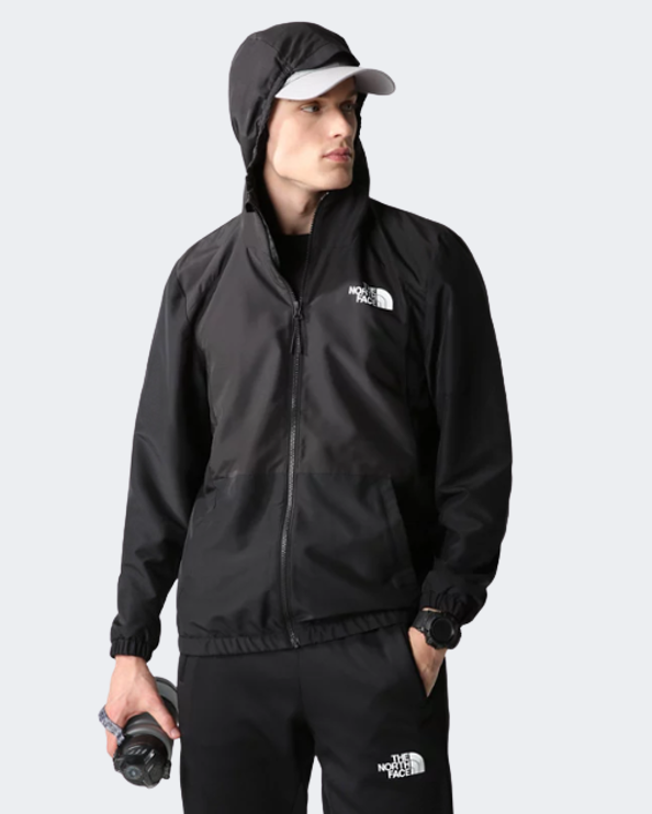 The North Face Full-Zip Wind Men Lifestyle Jacket Black Nf0A7Zah-Jk3