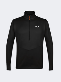 Salewa Puez Polarlite Half Zip Men Fleece Black