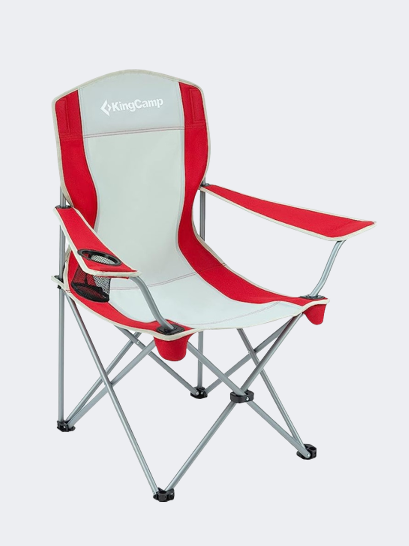 King Camp Lotus B20 Camping Chair Red/Grey