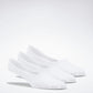 Reebok Foundation Invisible Socks 3 Pairs Unisex Training Sock White