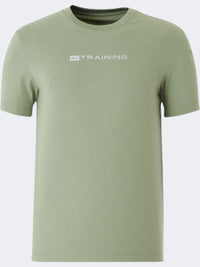 Erke Crew Men Training T-Shirt Army Green