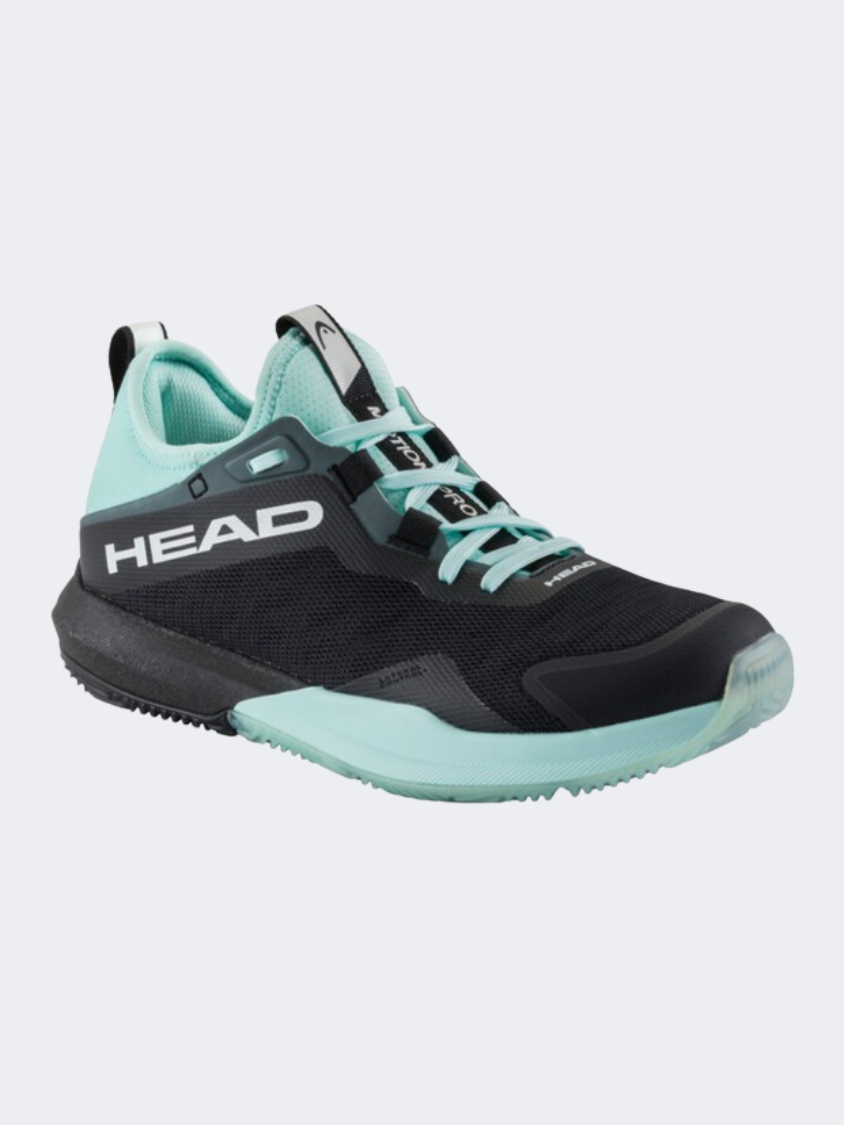 Head Motion Pro Women Padel Shoes Black/Aqua