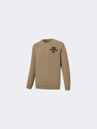 Erke Pullover Men Lifestyle Sweatshirt Light Brown