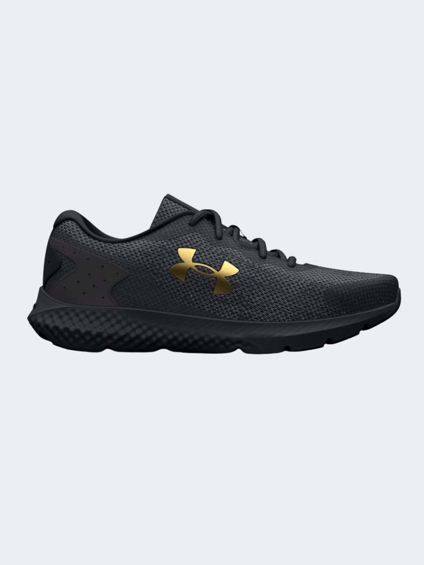 Under Armour Charged Rogue 3 Knit Men Running Shoes Black