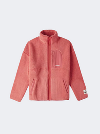 ONeill Cloudrest High Pile Girls Lifestyle Jacket Redorcher