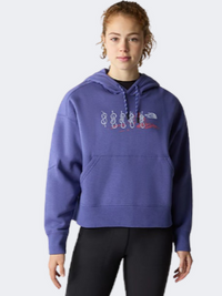 The North Face Outdoor Graphic Women Lifestyle Hoody Cave Blue