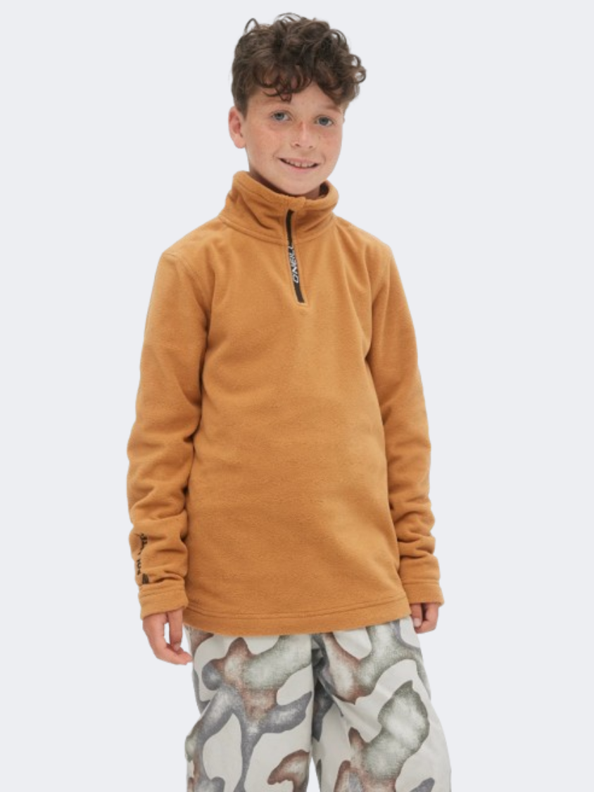 ONeill JackS Boys Skiing Long Sleeve Rich Caramel