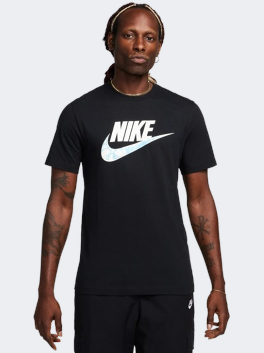 Nike 12Mo Futura Men Lifestyle T-Shirt Black/White/Blue – MikeSport Lebanon