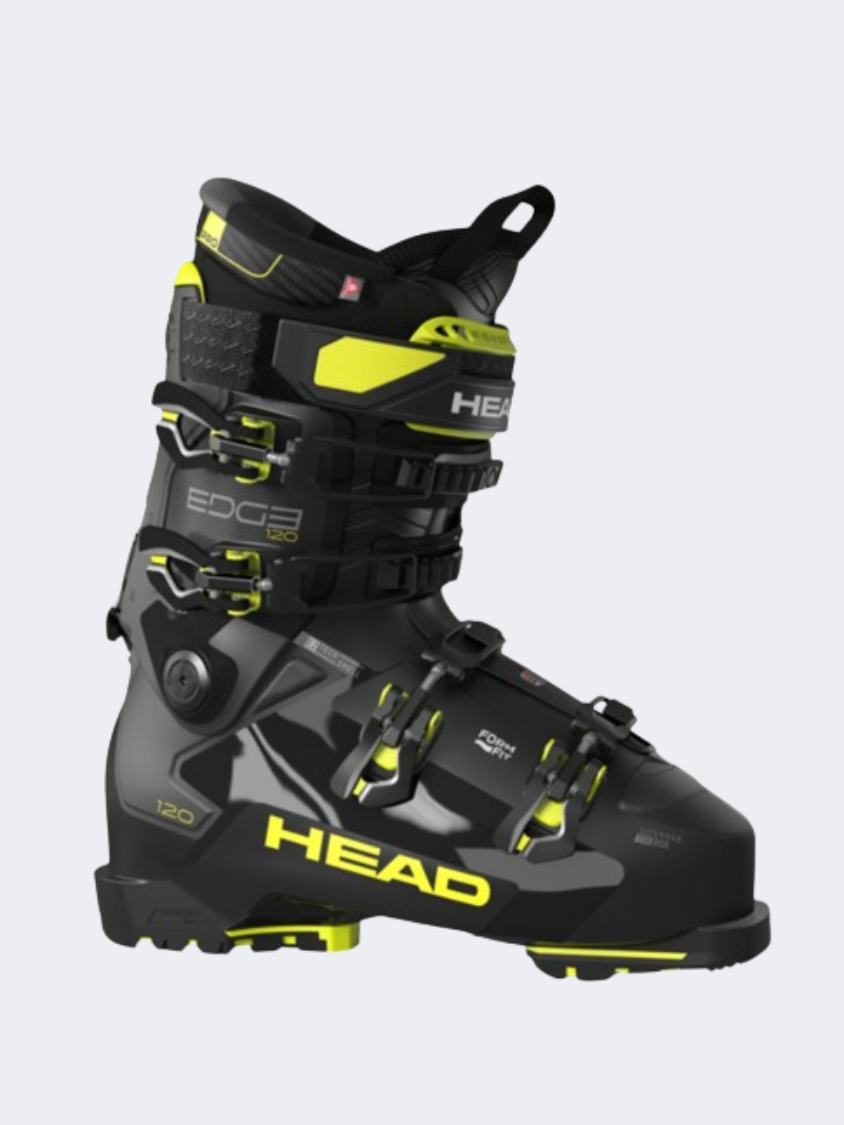 Head Edge 120 Unisex Skiing Ski Boots Black/Yellow